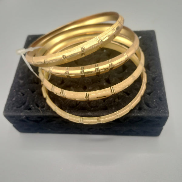 TWO SET OF GOLD PLATED BANGLES FOR WOMEN Jewellery  bl24gde1h-6
