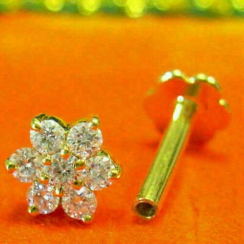 NOISE pin Pack Of one stylish golden flower nose pin. beautiful