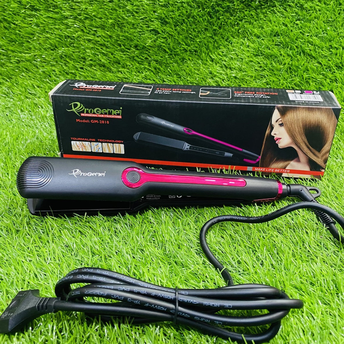PRO GEMEI HAIR STRAIGHTNER GM-2810 pghsbkz7b-6 –