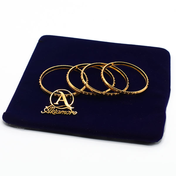 Gold Color Bangles  Bracelet For Women Arabic Ethnic Wedding Jewelry Dubai Bangles Family Gift  bl24gde5a-7