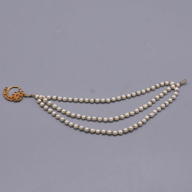 Ethnic punk nose nath only for non pericing grils and woman