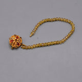 Fancy Nose Nath With Pearl Chain and only used non Piercing grial