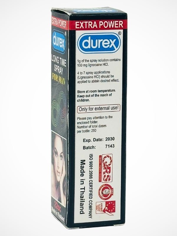 Druex Timing Spray | Long-Lasting Performance Support | Waterproof Formula | Pack of 1 (22g)