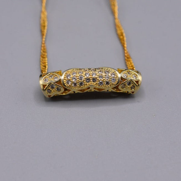 golden locket with chain only for girls and woman