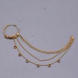 Stylish bridal golden nose Nath Long lasting polish