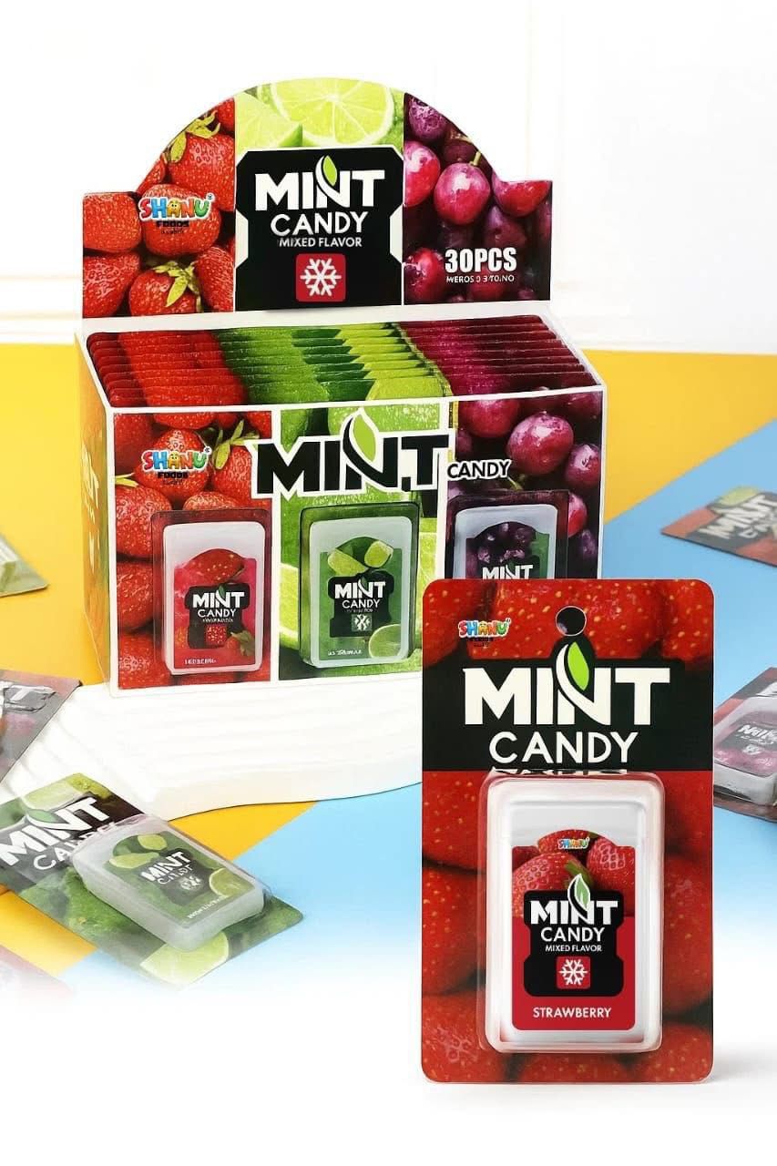 Shanu Mint Candy | Fruit?Flavored Mint Tablets | 30pcs Box | Refreshing Sweet Treats