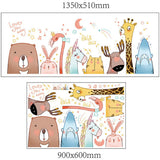 Wall decal Funny animals XH9316