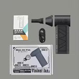 Mini Jet Fan – Powerful Brushless Handheld Turbo Fan | Rechargeable Portable Air Blower with High-Speed Wind | Compact Cooling Gadget for Home, Office & Outdoor Use