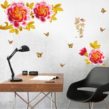 SK9334 Dahlia Flower Wall Decal size 60x90