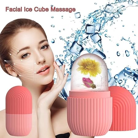 Combo Pack Marble Jade Roller With Stone Marble Ice Roller Facial Massage Derma Roller For Skin Care Relaxation - Pack Of 3