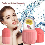 Combo Pack Marble Jade Roller With Stone Marble Ice Roller Facial Massage Derma Roller For Skin Care Relaxation - Pack Of 3