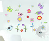 cute animal wall sticker, removable, transparent, children's room wall sticker