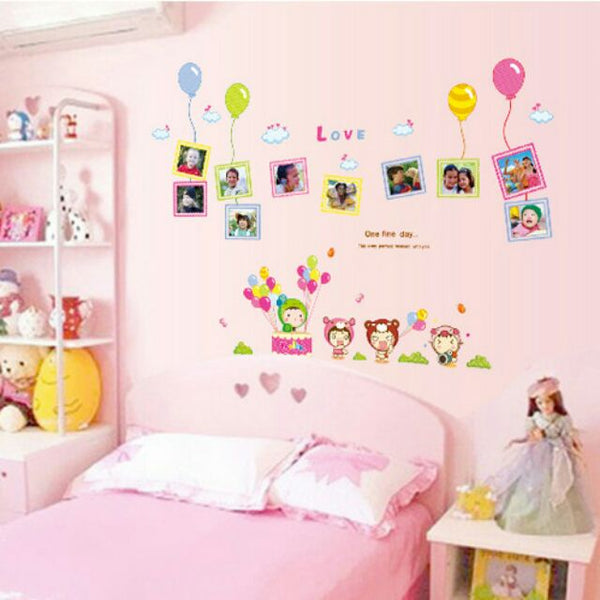BALLON N FRAME WALLSTICKER Ay7089