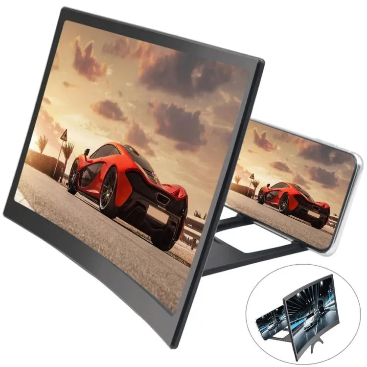 12 Inches 3D Hd Mobile Phone Screen Magnifier Movie Video Amplifier Holder Enlarger Screen Smart Phones Magnifying Bracket