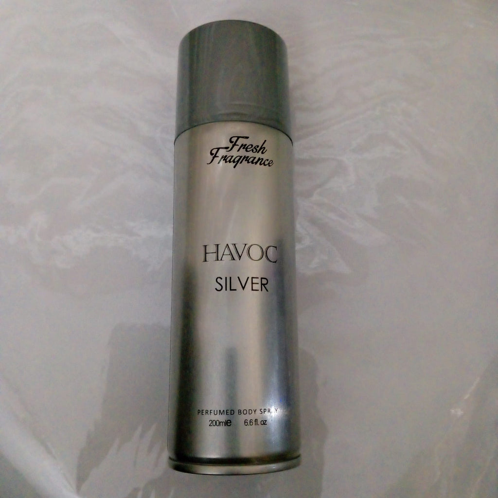 Havoc Silver For Men Eau De Perfumed spray 200ml hpsgyz9a-b