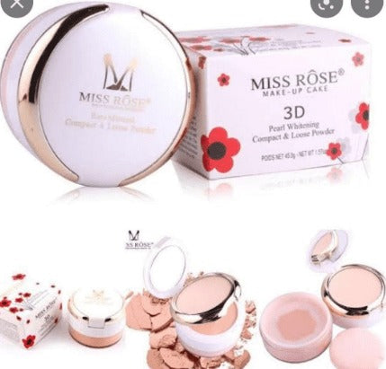 Miss Rose 3D Compact Powder and Loose Powder No reviews