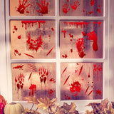 Bloody Hand Bloody Scary Halloween Wall Stickers Halloween Bloody Stickers size 60x90 Skjd2307