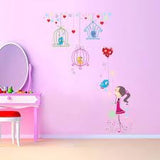 Wall Sticker / Wall Stiker / Stiker Dinding Sangkar Burung JM7152