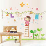 Wallsticker Wall Stiker Dinding Laundry Kids xl8115