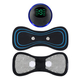 pack Of 2 Ems Butterfly Portable Neck Massager Rechargeable, And  Ms Foot Massager Pad Improve Blood Circulation