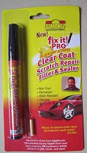 Fix It Pro Car Scratch Repair Remover Pen Magic Clear Coat Applicator Filler &amp; Sealer Painting Pen