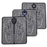 pack Of 2 Ems Butterfly Portable Neck Massager Rechargeable, And  Ms Foot Massager Pad Improve Blood Circulation