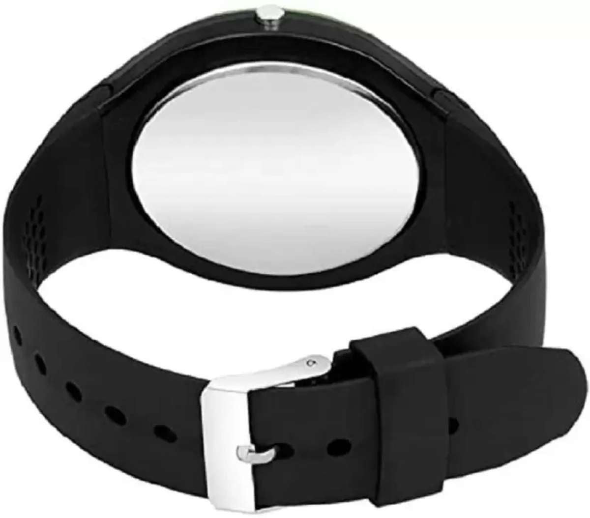 Round Shape Led Digital Watch with Apple Logo Digital Watch For Men and Women ( Random Color ) - Without Box