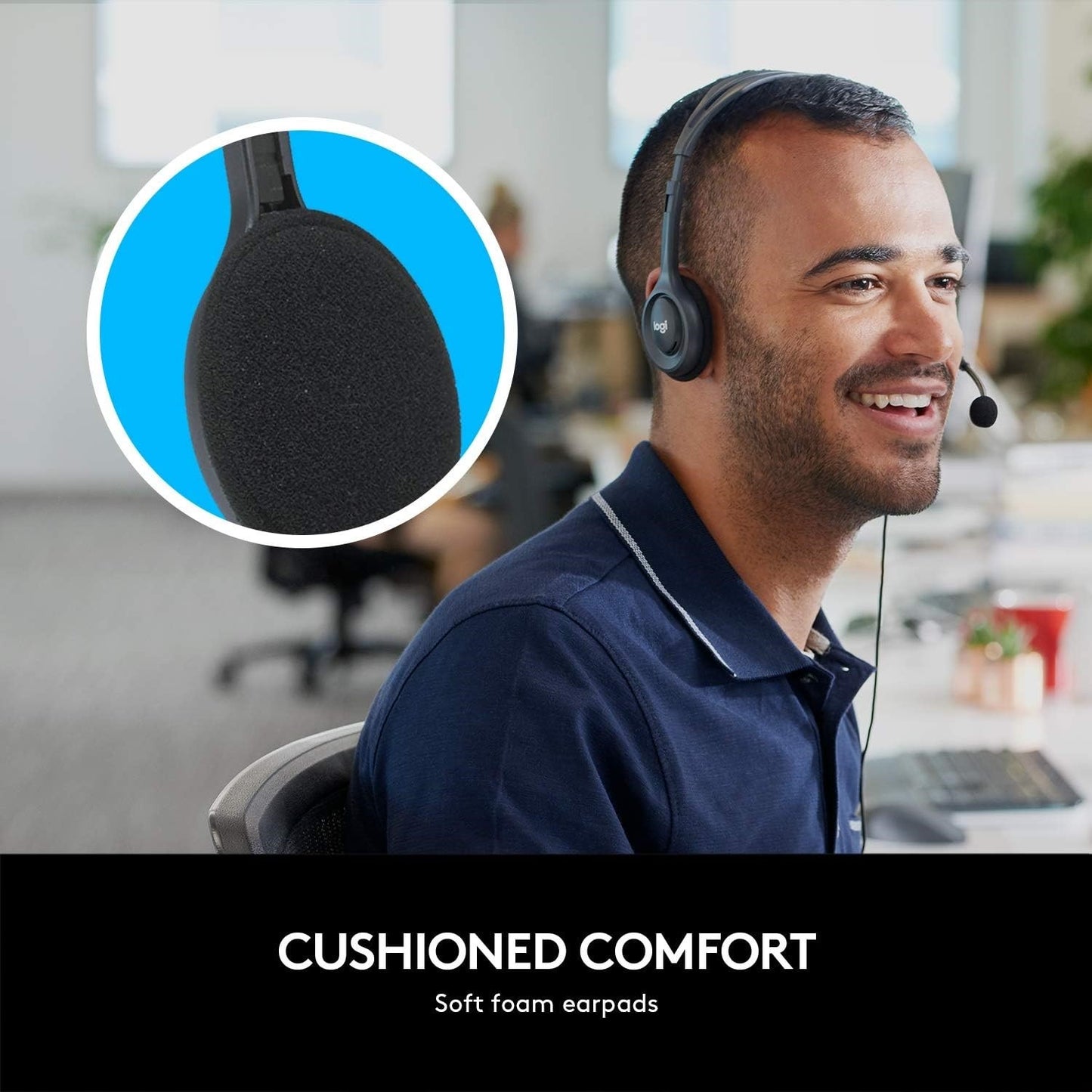 Logitech H111 Stereo 3.5mm Multi-Device Headset