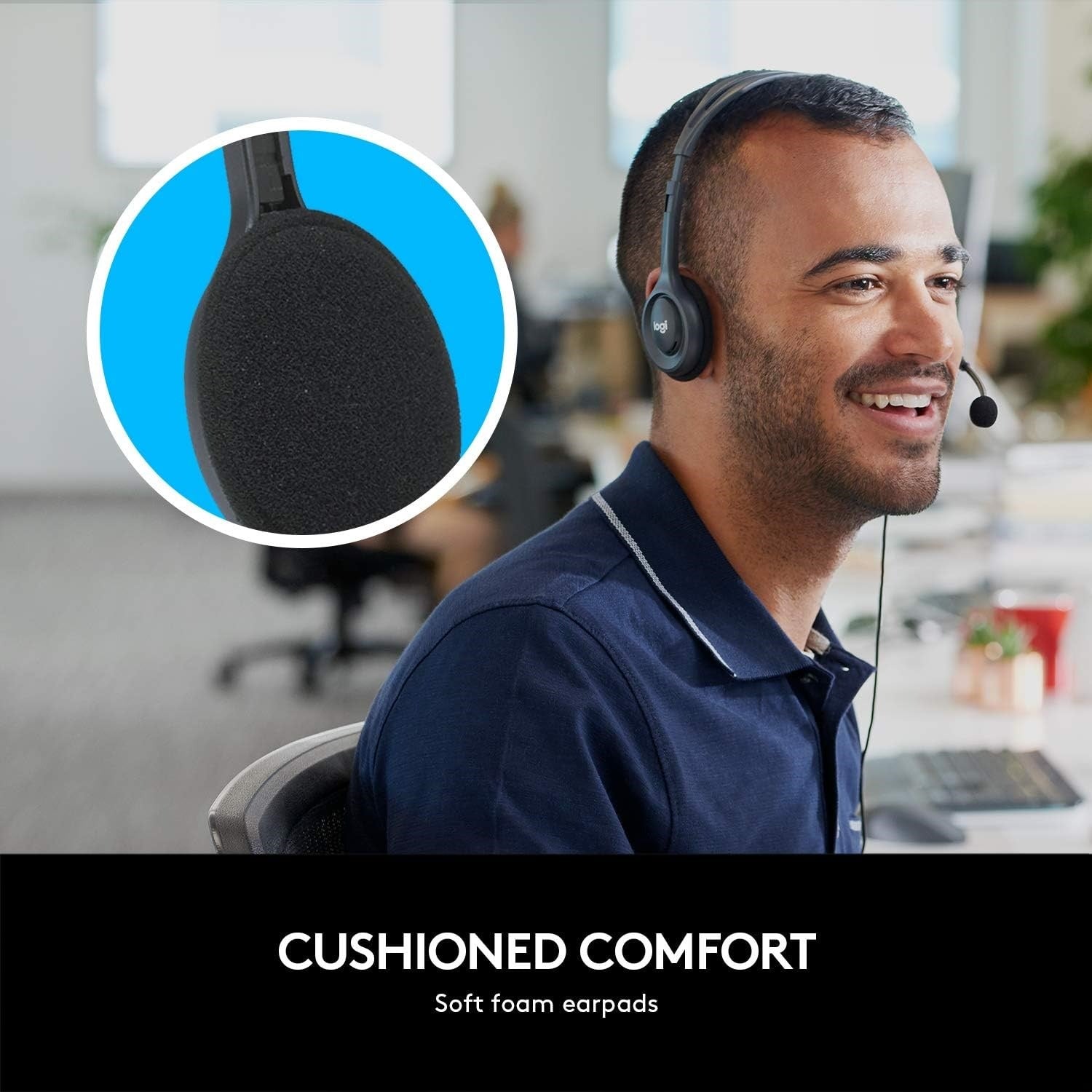 Logitech H111 Stereo 3.5mm Multi-Device Headset
