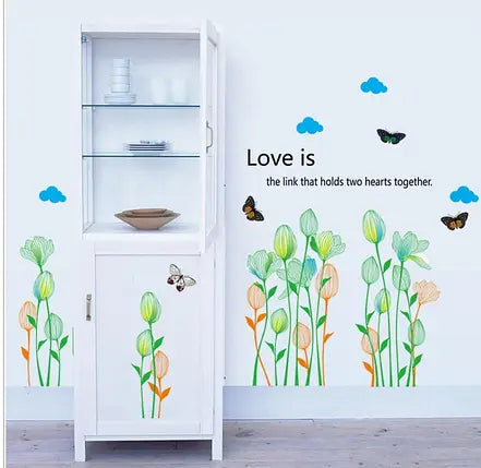 wall sticker Lotus Watercolor AY7239