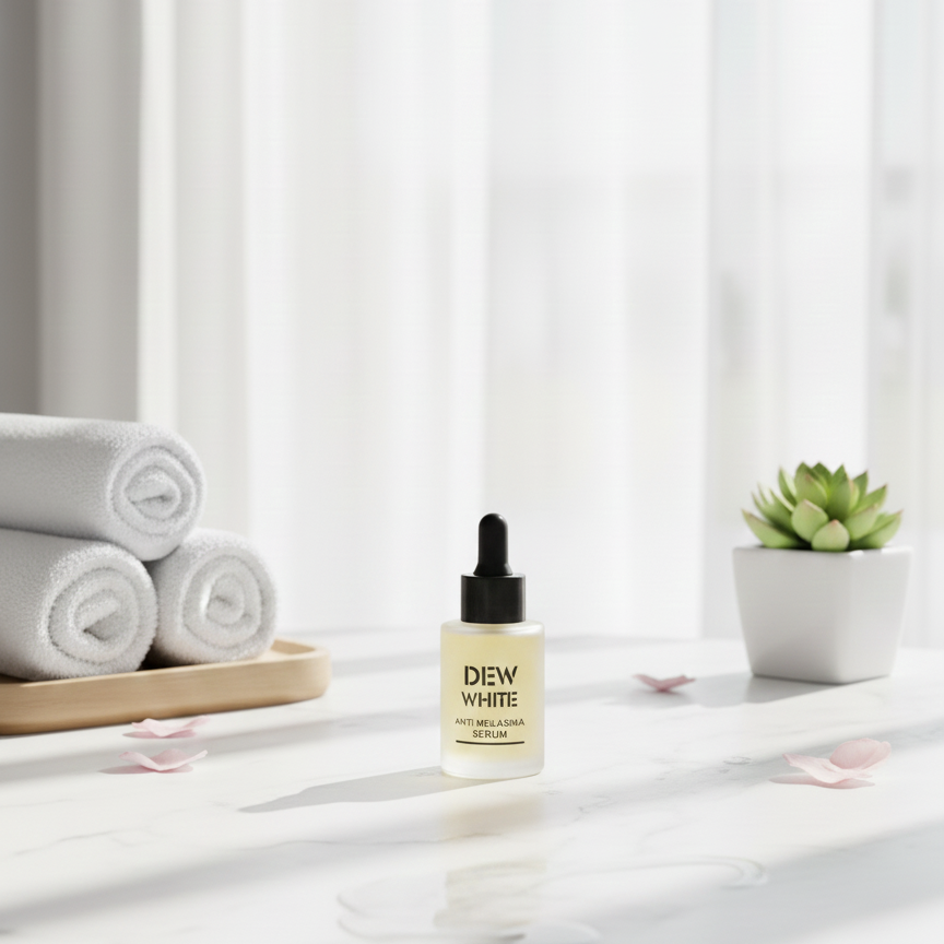 Dew White Anti Melasma Serum Gentle Formula Reduces Dark Spots Improves Skin Tone Provides Radiant Glow And Smooth Texture For Daily Use - 30ml