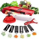 Multi?Functional 10?in?1 Mandoline Slicer | Vegetable Cutter, Peeler, Chopper, Grater & Shredder