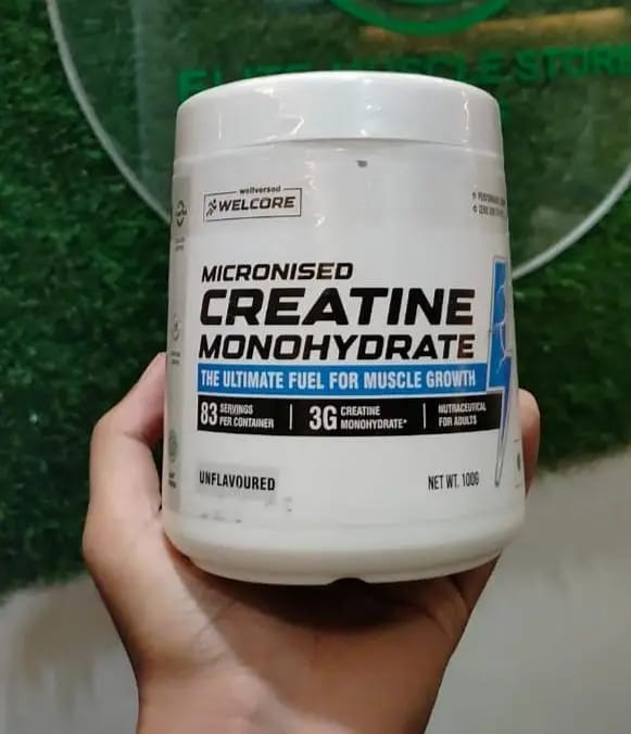 Wellcore Micronised Creatine Monohydrate 83 Servings Perfect Choice For Daily Fitness Needs - 250g