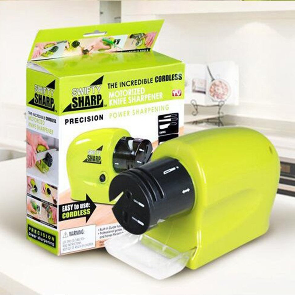 Swifty Sharp Cordless, Knife Blade Sharpener - cell operated big size