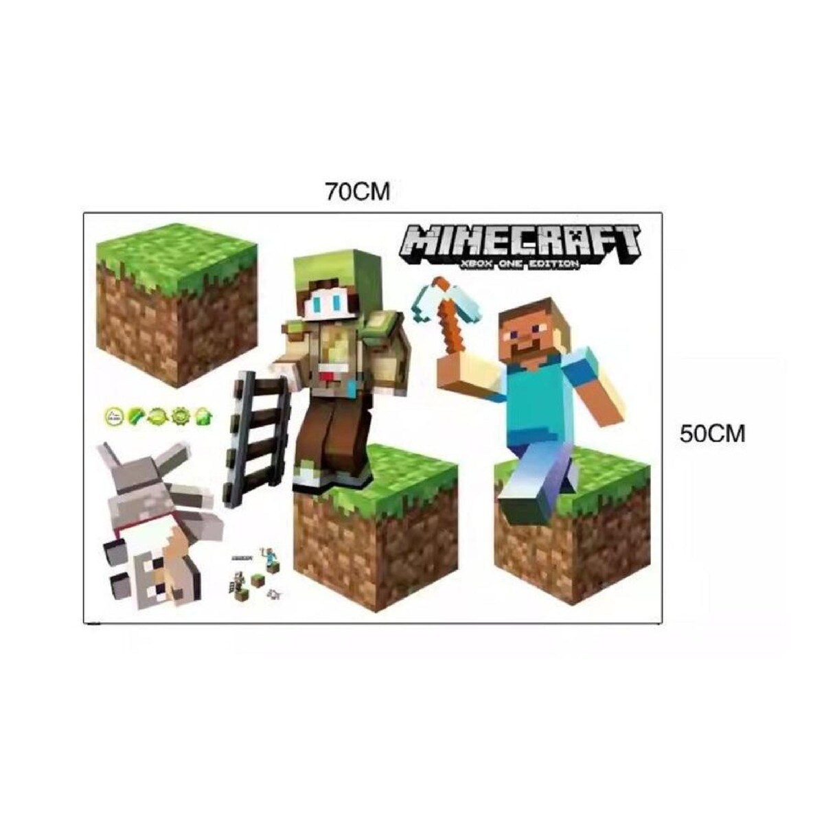 3D Gaming Wall Art Stickers size 50x60size aw6024