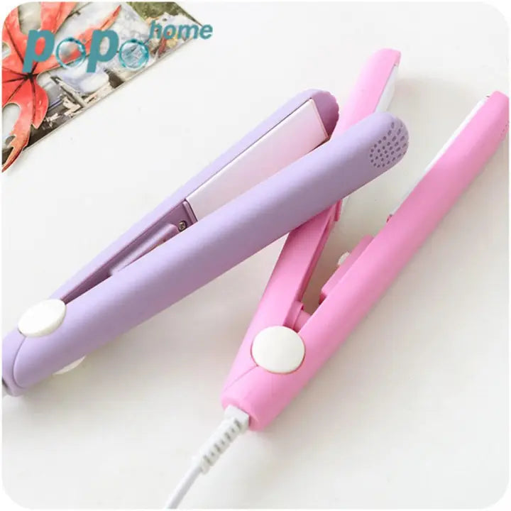 Mini Portable Hair Straightner (random color)