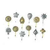 Oxidised Bollywood Nose Pin, Nose Clip Nose Ring Pack of 1 Pcs (randam design