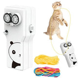ZipString Portable Rope Launcher – Handheld Kinetic String Thruster & Creative Floating Loop Toy for Kids and Adults ( random colour )
