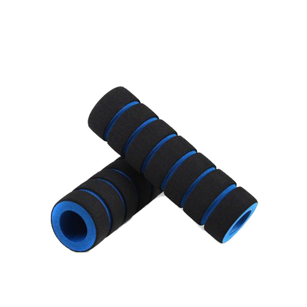 4pcs/Set Universal Grip Comfort Foam Handle Bar Motorcycle Bicycle Random Color