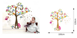 Tree Very Cute Peel Scroll Tinkle Fairy Girl DIY Removable Wall Stickers Parlor Kids Bedroom Home Decor Mural Decal JM7158