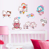 Donglei Friend Kids Room Point Sticker Wallpaper Interior Point Sticker Window/Cafe/Playroom/Wall Decoration Sheet size 50x70 ay7214w