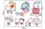 Donglei Friend Kids Room Point Sticker Wallpaper Interior Point Sticker Window/Cafe/Playroom/Wall Decoration Sheet size 50x70 ay7214w