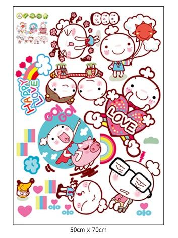 Donglei Friend Kids Room Point Sticker Wallpaper Interior Point Sticker Window/Cafe/Playroom/Wall Decoration Sheet size 50x70 ay7214w
