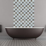 DIY Kitchen Bathroom Bathroom Simulation Wall Tile Waterproof Wallpaper, Peel and Stick Tile Backsplash Wall Tiles 8"x8" (6 Sheets) JM706
