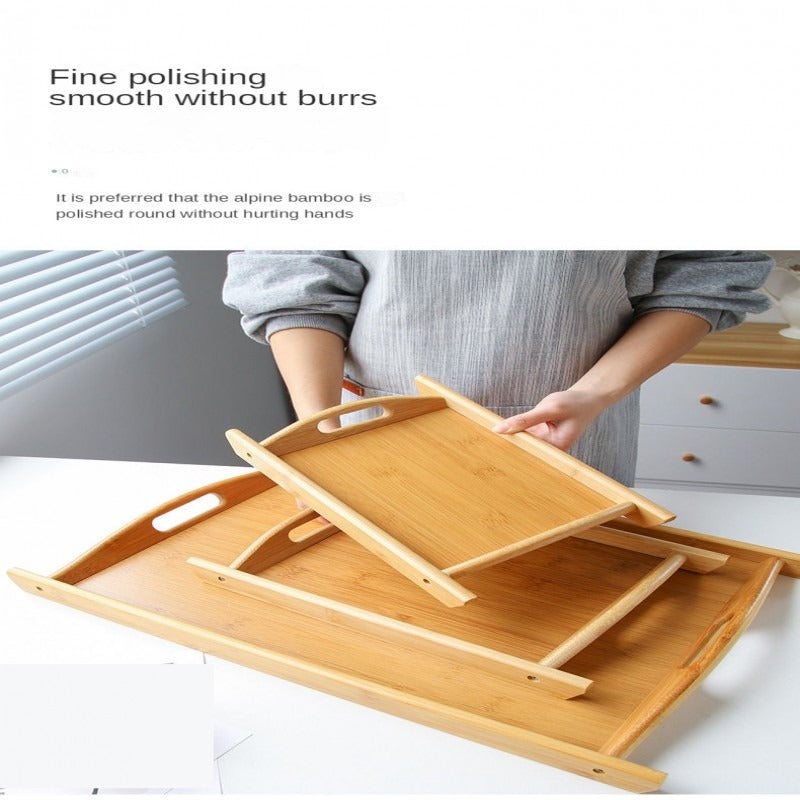 03 Pcs Set Wood Serving Tray For Kitchen | Best Quality Wooden Tray Set For Home | Wooden-Serving Trays
