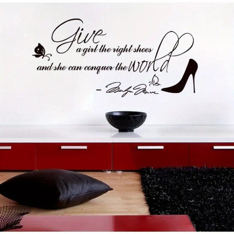 1pc Inspirational Wall Stickers, Motivational Wall Decals, Peel And Stick Vinyl Wall Quotes Stickers, Removable Positive Saying Word Decal For Bedroom Office School Classroom  size 50x70 dm350030