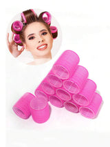 Magic Hair Roller Self-Grip Holding Rollers Hairdressing Curlers Hair Design Sticky Cling Style (12 Pcs) (random color)