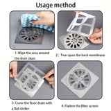 Floor Drain Sticker Hair Catcher Drain Stopper Cover Kitchen Bathroom Accessories (1 PCs)
