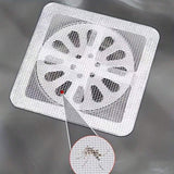 Pack of 10 - Multifunctional Sticker Drainer Net for bathroom, kitchen etc | Window Screen Repair Patches