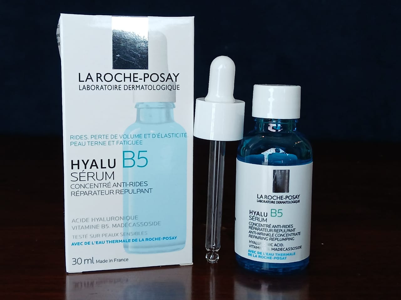 La Roche-Posay Hyalu B5 Pure Hyaluronic Acid Serum – Hydrating & Anti-Aging Plumping Serum with Vitamin B5 for Sensitive Skin